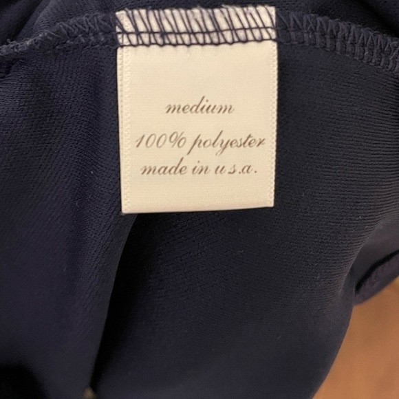 Francesca’s Collection Navy Tie Waist Women’s Summer Shorts - Picture 6 of 6